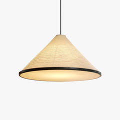 Washi Paper Hat Pendant Lamp