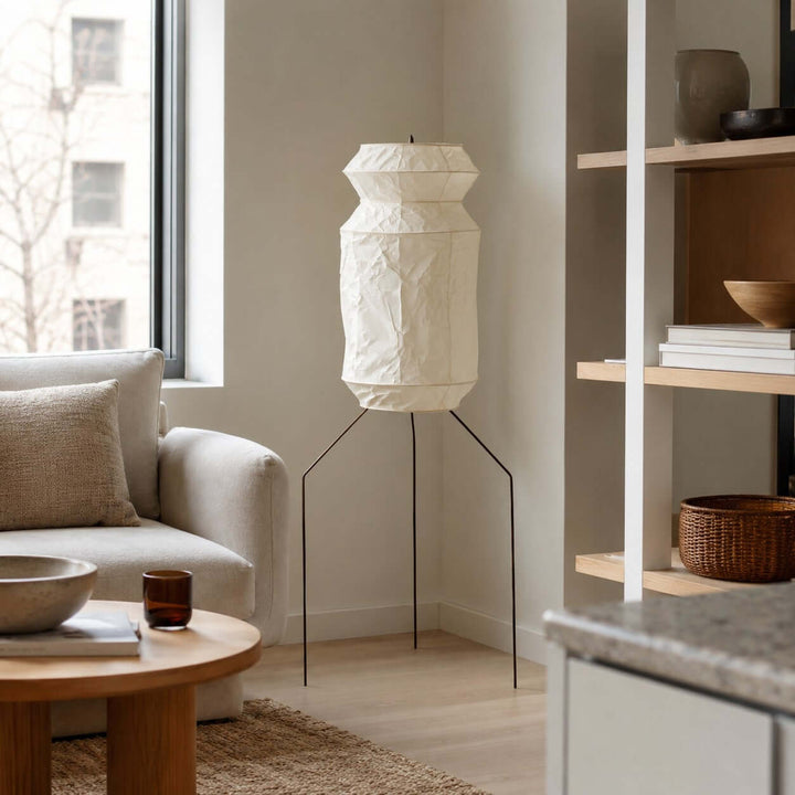 Washi Paper UF3-L6 Floor Lamp