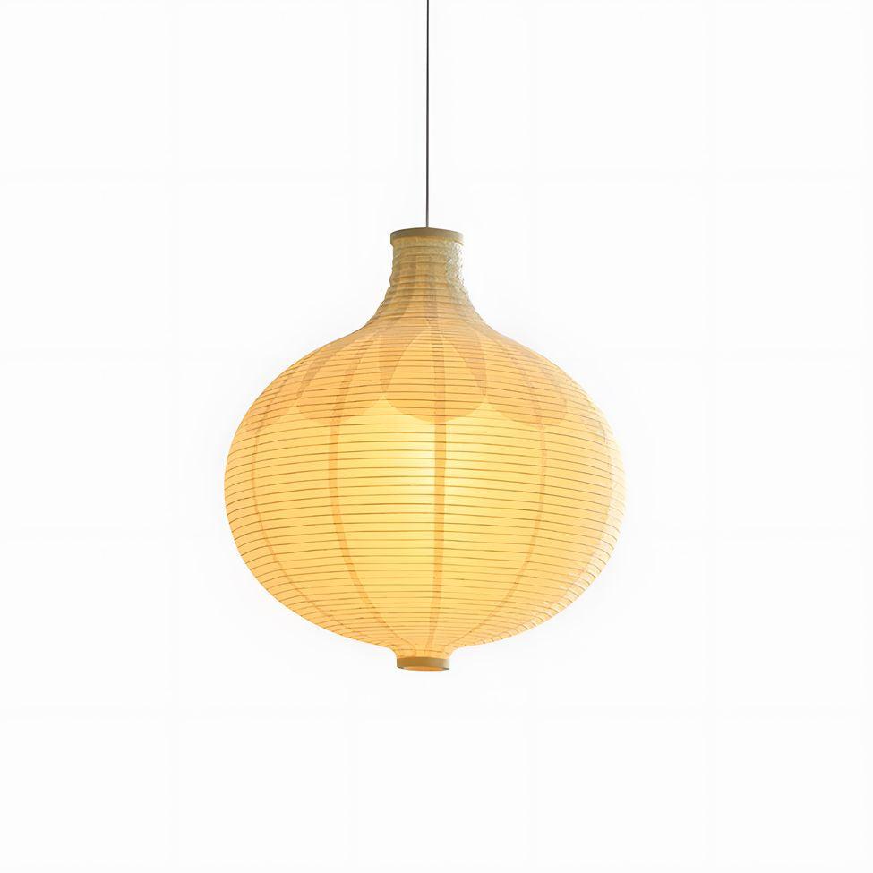 Rice Paper Globe Pendant Light | Hanging for Dining Room & Bedroom ...
