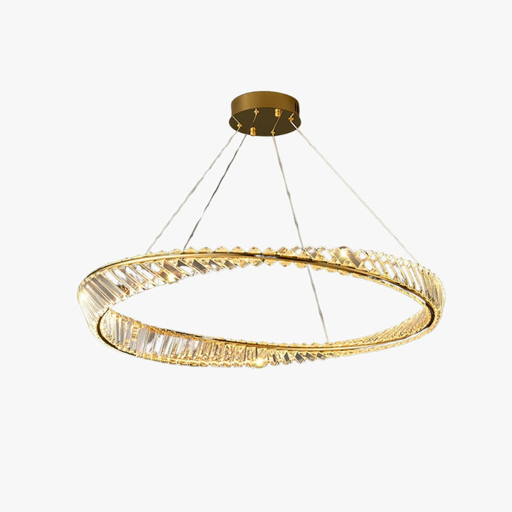 Wave Crystal Chandelier – Elegant Lighting with Shimmering Detail | Vinlighting | Vinlighting