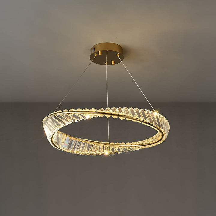 Wave Crystal Chandelier – Elegant Lighting with Shimmering Detail | Vinlighting | Vinlighting