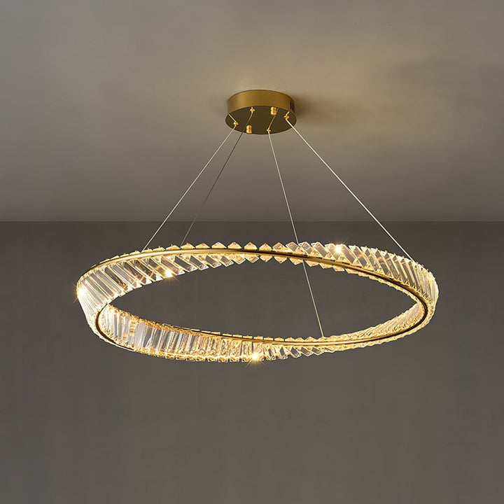 Wave Crystal Chandelier – Elegant Lighting with Shimmering Detail | Vinlighting | Vinlighting