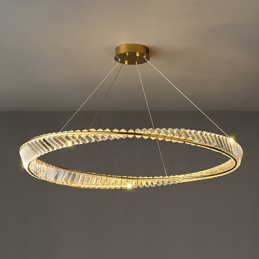 Wave Crystal Chandelier – Elegant Lighting with Shimmering Detail | Vinlighting | Vinlighting