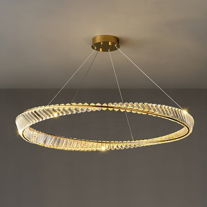 Wave Crystal Chandelier – Elegant Lighting with Shimmering Detail | Vinlighting | Vinlighting