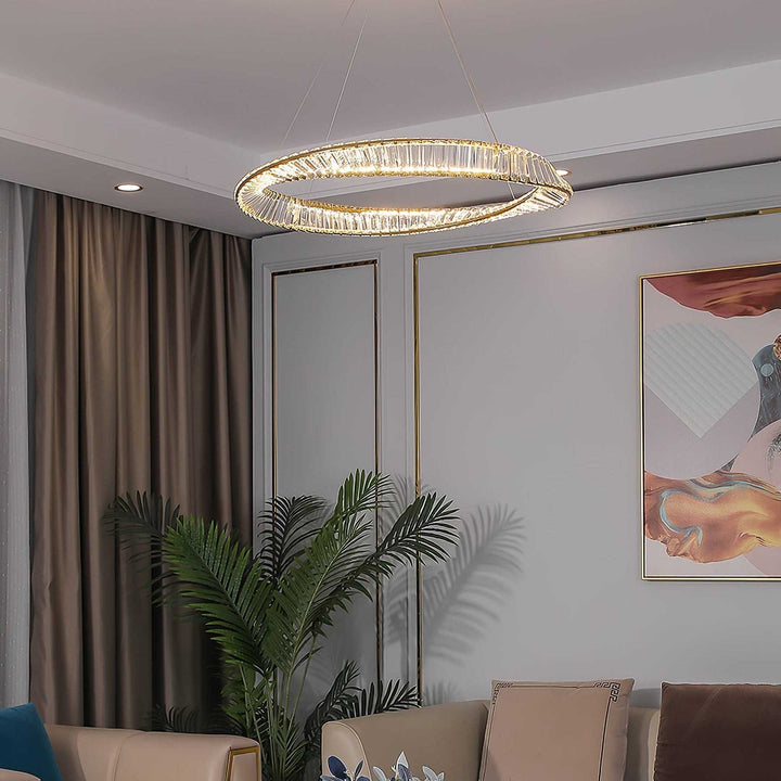 Wave Crystal Chandelier – Elegant Lighting with Shimmering Detail | Vinlighting | Vinlighting
