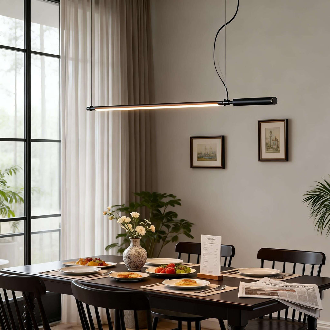 Wemri Pendant Lamp – Minimalist Linear Dining Room Lighting