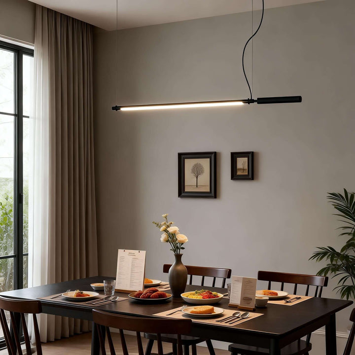 Wemri Pendant Lamp – Minimalist Linear Dining Room Lighting