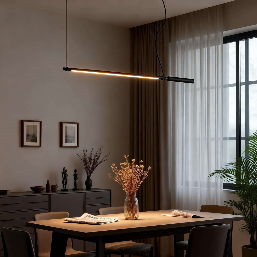 Wemri Pendant Lamp – Minimalist Linear Dining Room Lighting