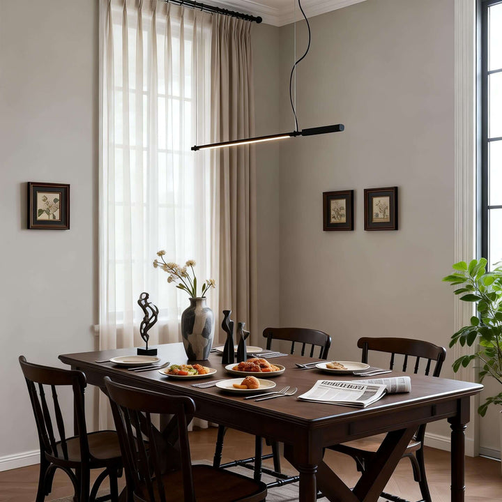 Wemri Pendant Lamp – Minimalist Linear Dining Room Lighting