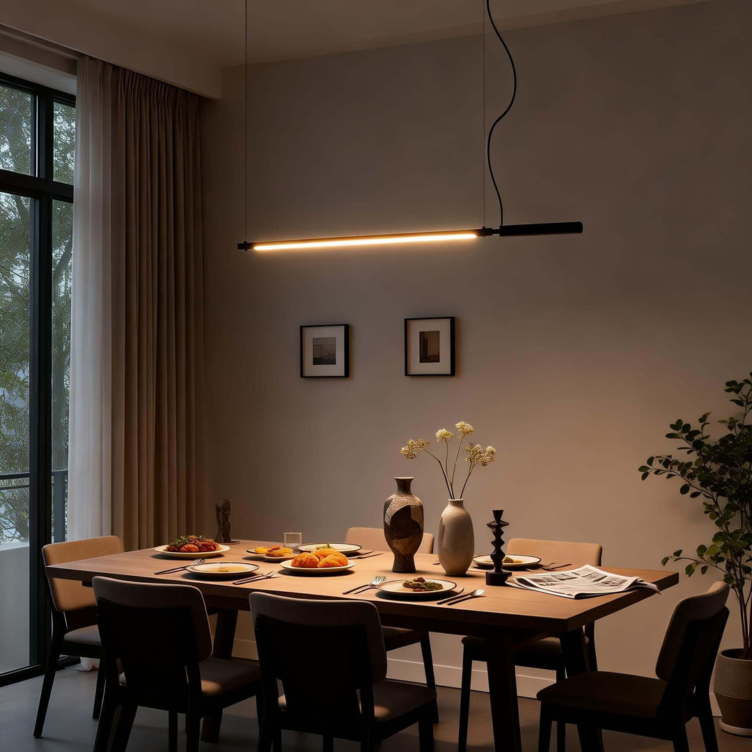 Wemri Pendant Lamp – Minimalist Linear Dining Room Lighting