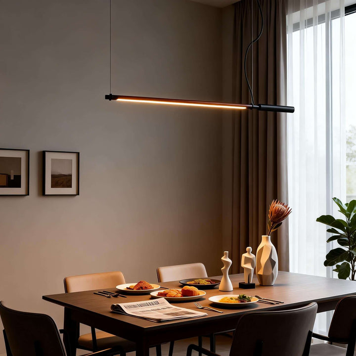 Wemri Pendant Lamp – Minimalist Linear Dining Room Lighting