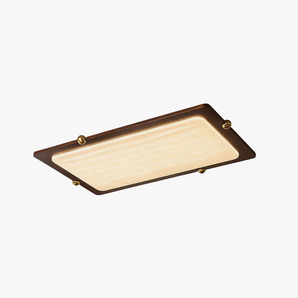 Wevre Rectangle Ceiling Light – Nordic Vintage Acrylic Fixture