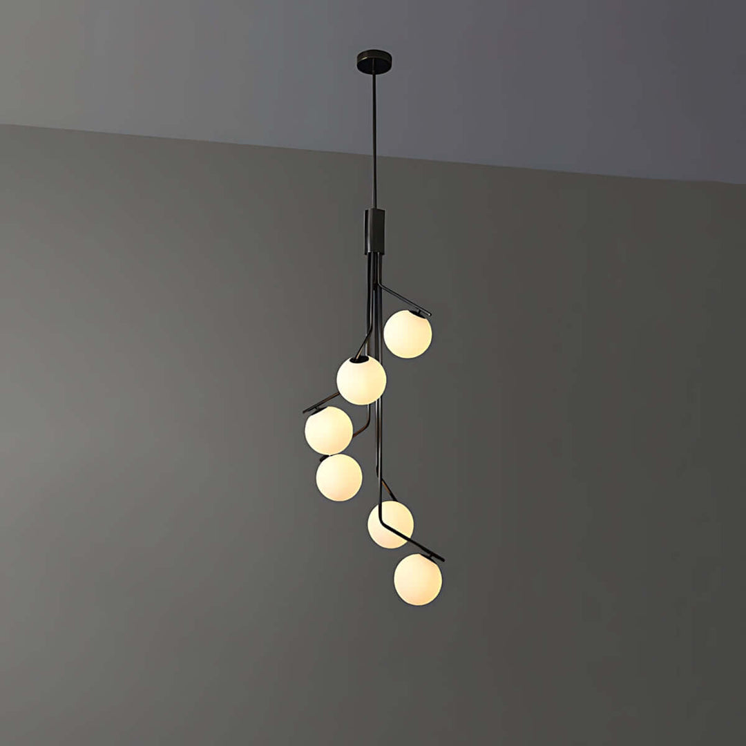 Wexla Chandelier – Elegant Modern Duplex Lighting Fixture