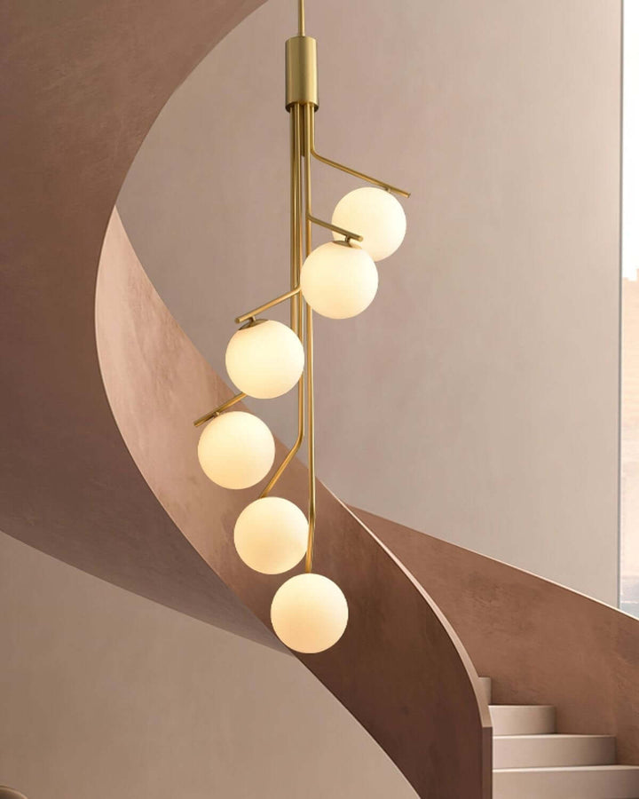 Wexla Chandelier – Elegant Modern Duplex Lighting Fixture