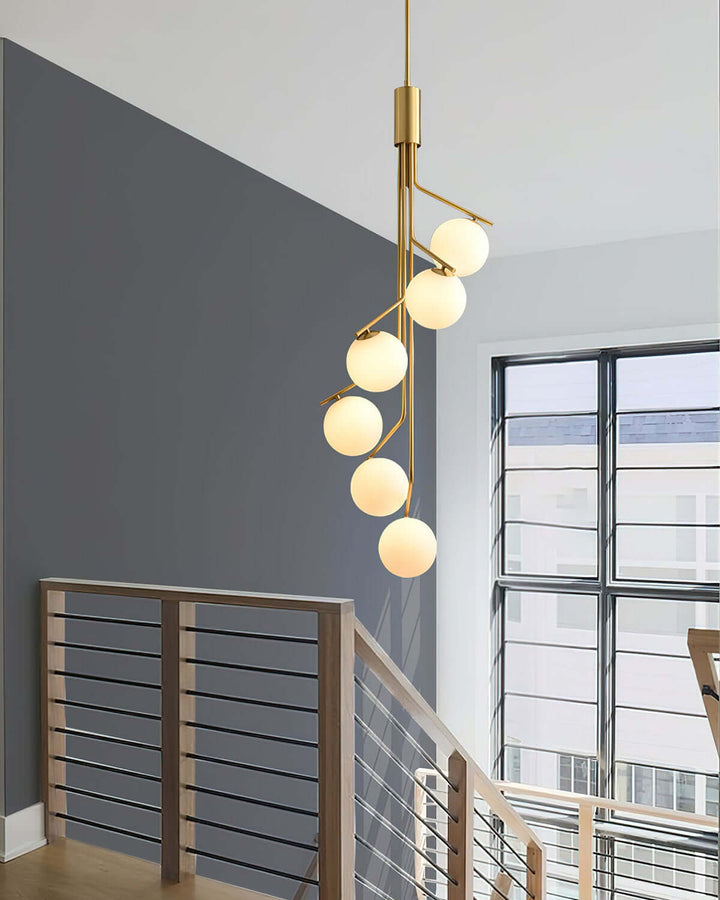 Wexla Chandelier – Elegant Modern Duplex Lighting Fixture