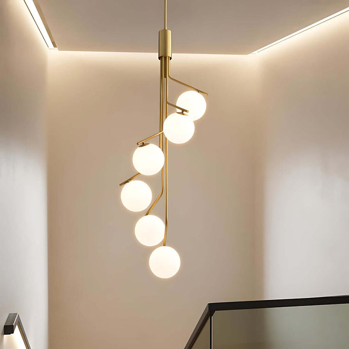 Wexla Chandelier – Elegant Modern Duplex Lighting Fixture