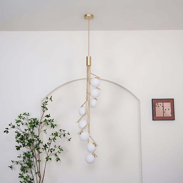 Wexla Chandelier – Elegant Modern Duplex Lighting Fixture