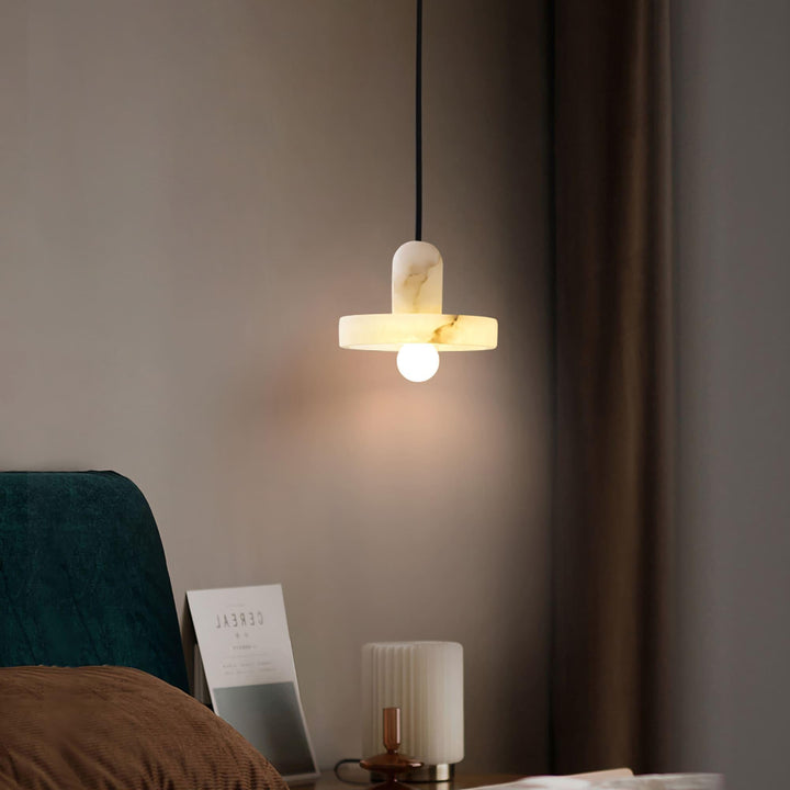White Alabaster Pendant Light | Carrara | Bathroom & Bedside | Vinlighting | Vinlighting