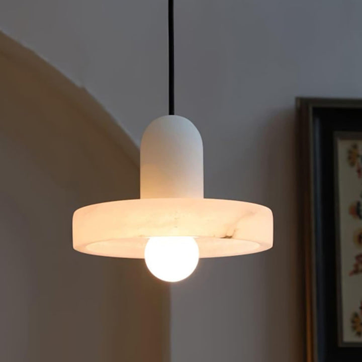 White Alabaster Pendant Light | Carrara | Bathroom & Bedside | Vinlighting | Vinlighting