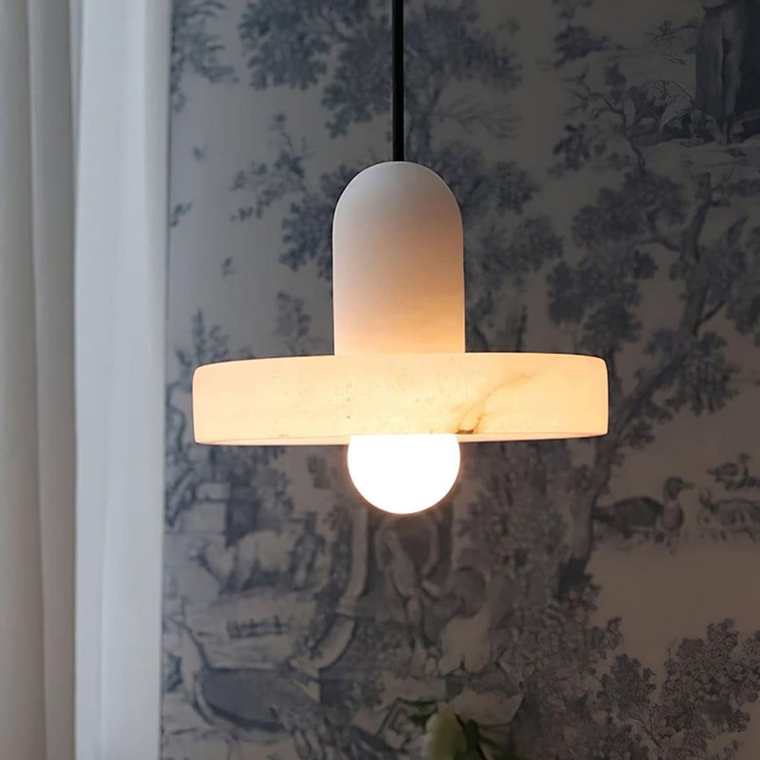 White Alabaster Pendant Light | Carrara | Bathroom & Bedside | Vinlighting | Vinlighting