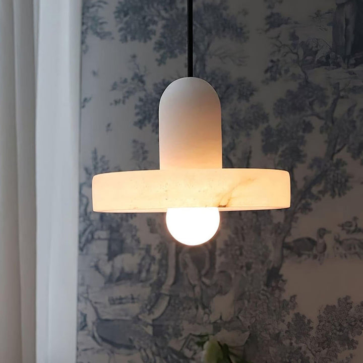 White Alabaster Pendant Light | Carrara | Bathroom & Bedside | Vinlighting | Vinlighting