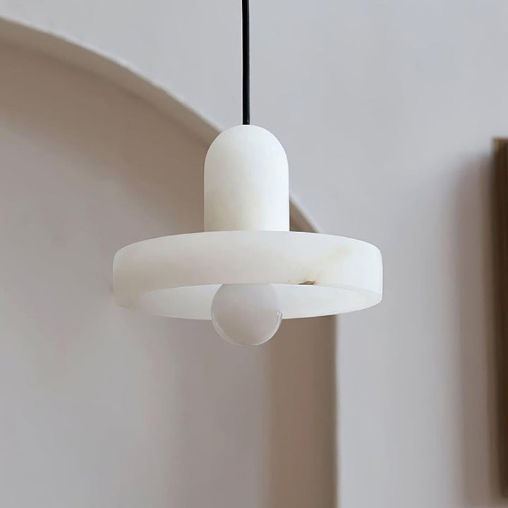 White Alabaster Pendant Light | Carrara | Bathroom & Bedside | Vinlighting | Vinlighting