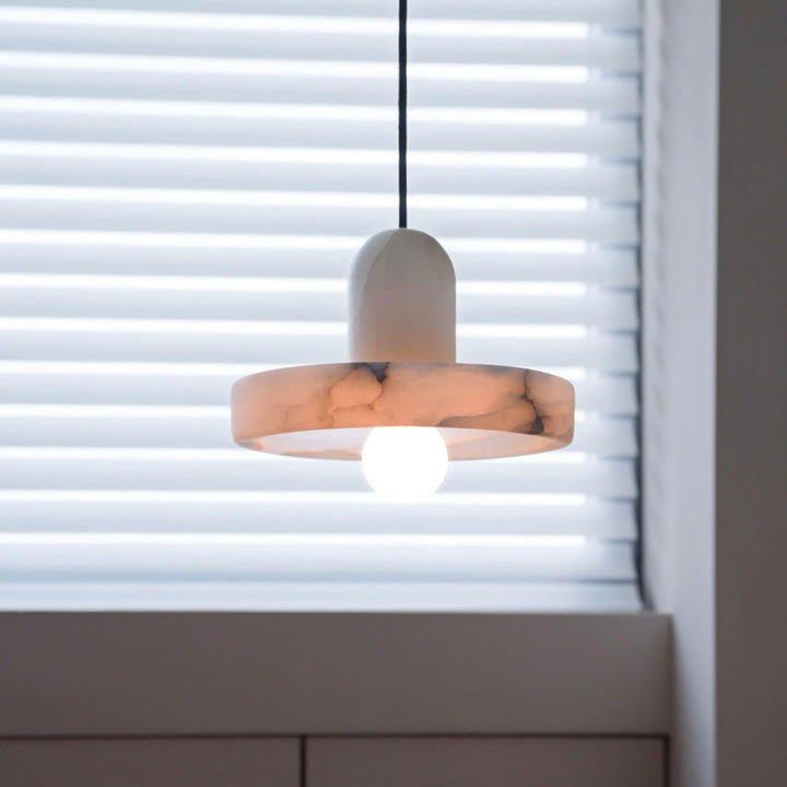 White Alabaster Pendant Light | Carrara | Bathroom & Bedside | Vinlighting | Vinlighting