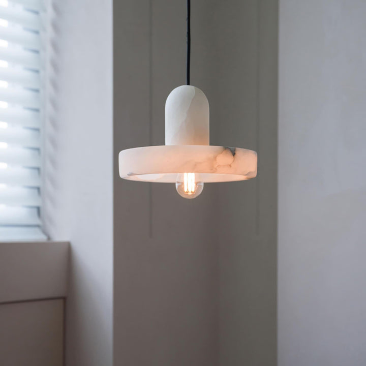 White Alabaster Pendant Light | Carrara | Bathroom & Bedside | Vinlighting | Vinlighting