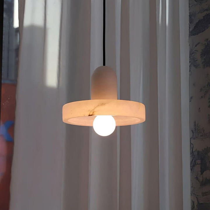 White Alabaster Pendant Light | Carrara | Bathroom & Bedside | Vinlighting | Vinlighting