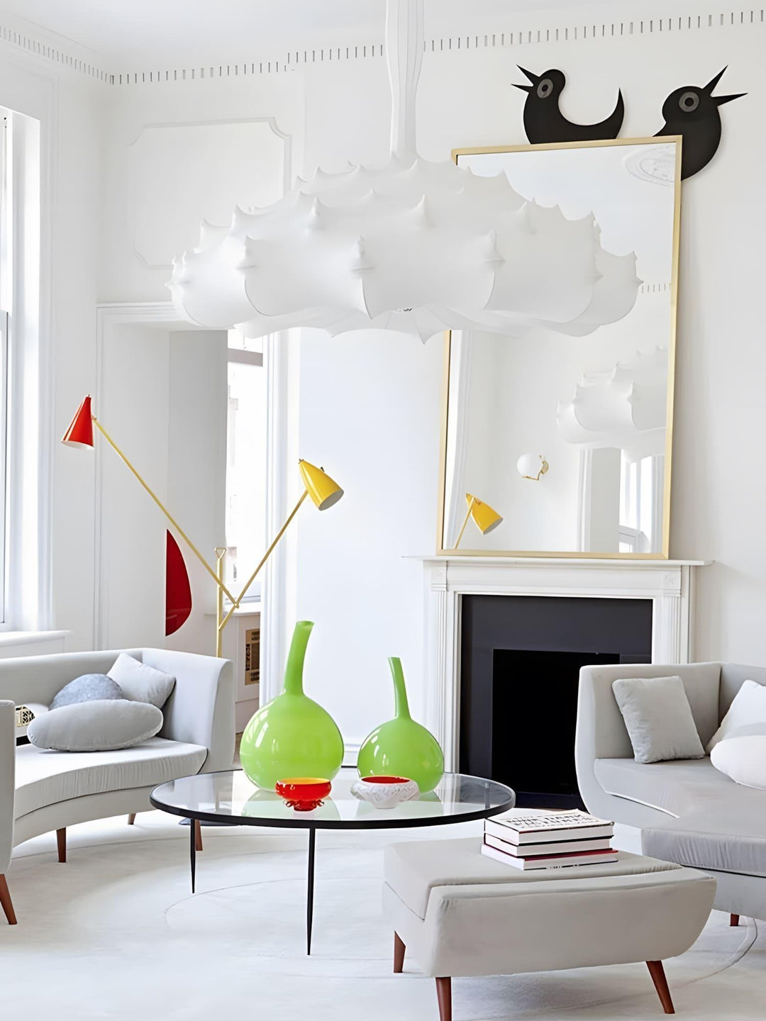 White Ghost Zeppelin Pendant Lamp | Vinlighting | Vinlighting