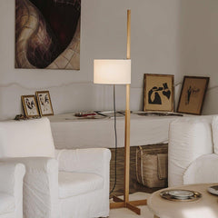 Wood Tmm Floor Lamp