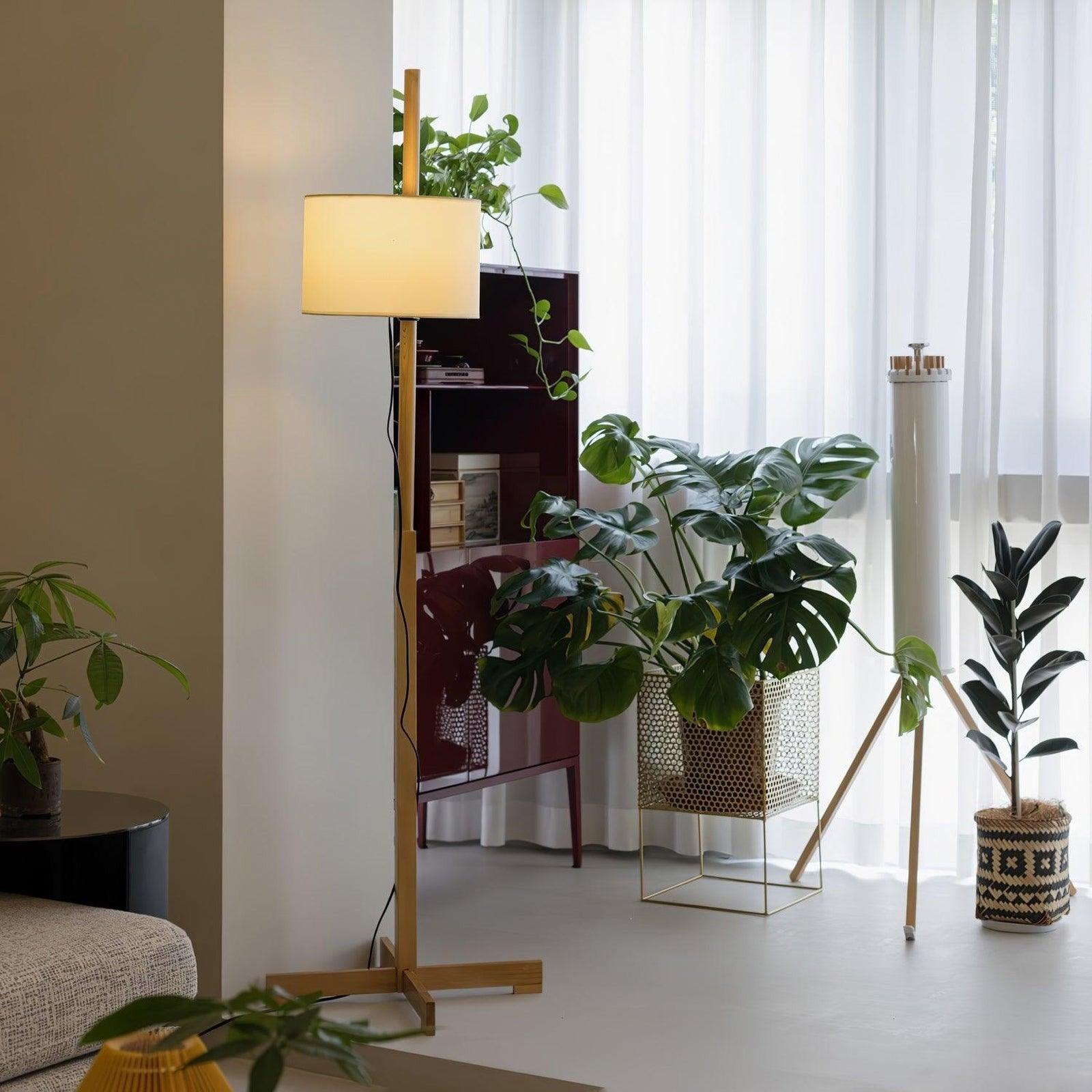 Wood Tmm Floor Lamp