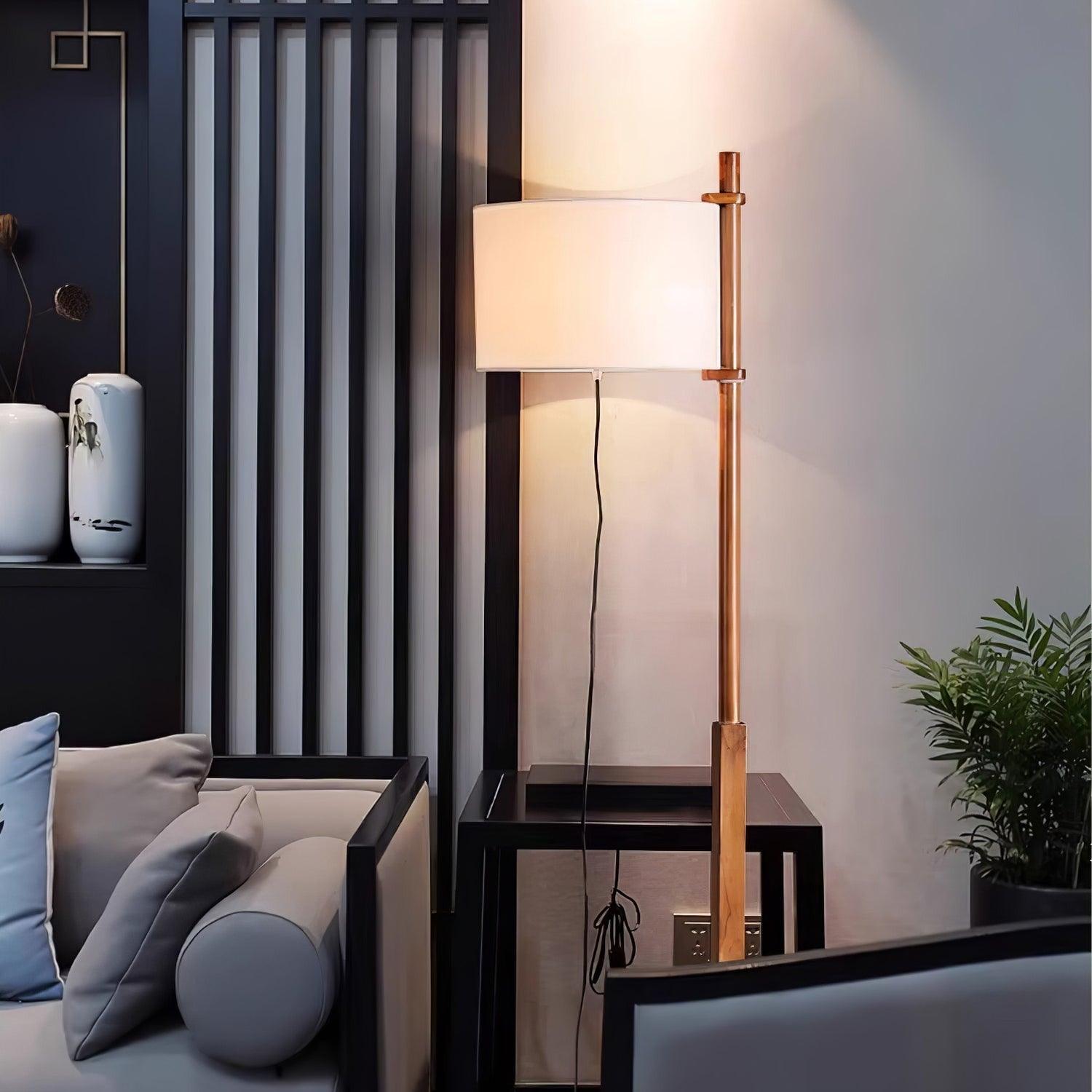 Wood Tmm Floor Lamp