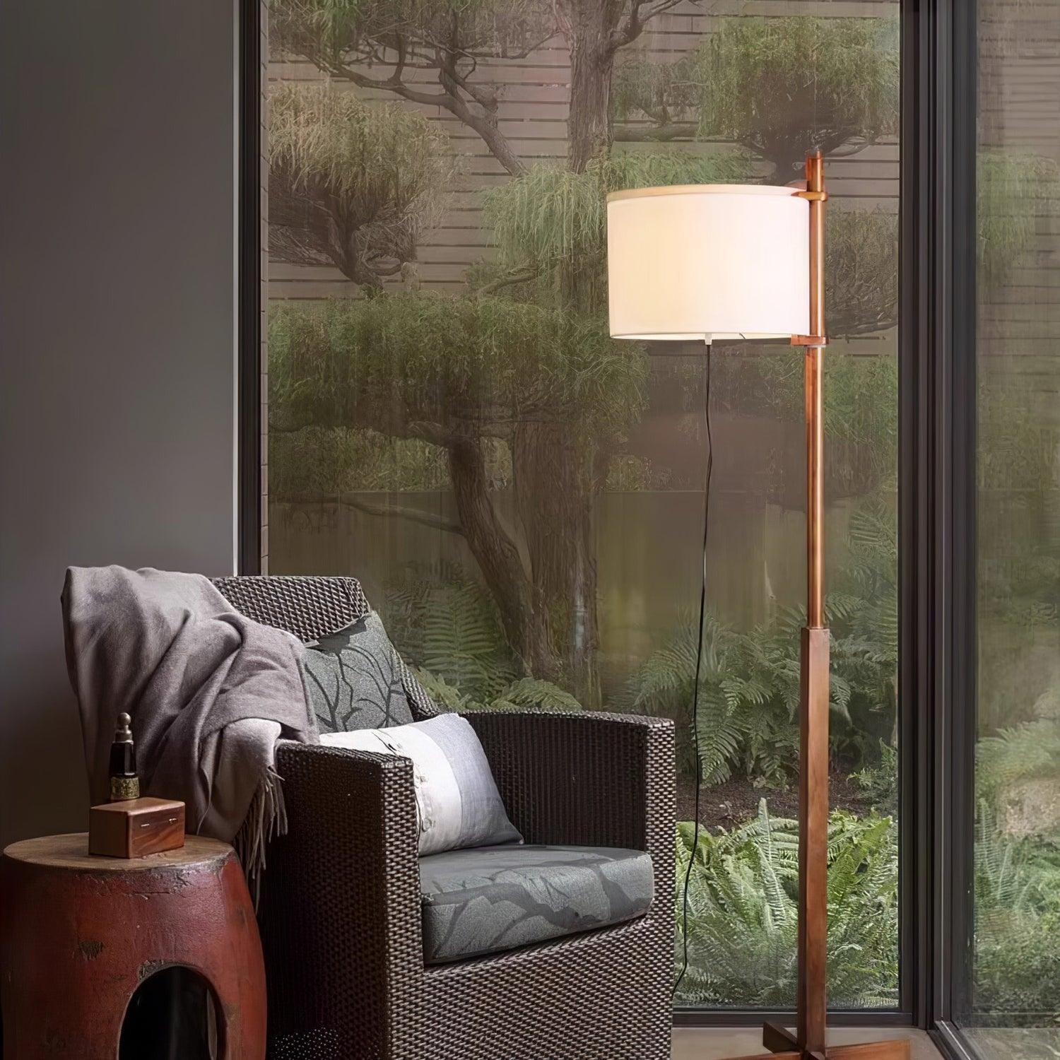 Wood Tmm Floor Lamp