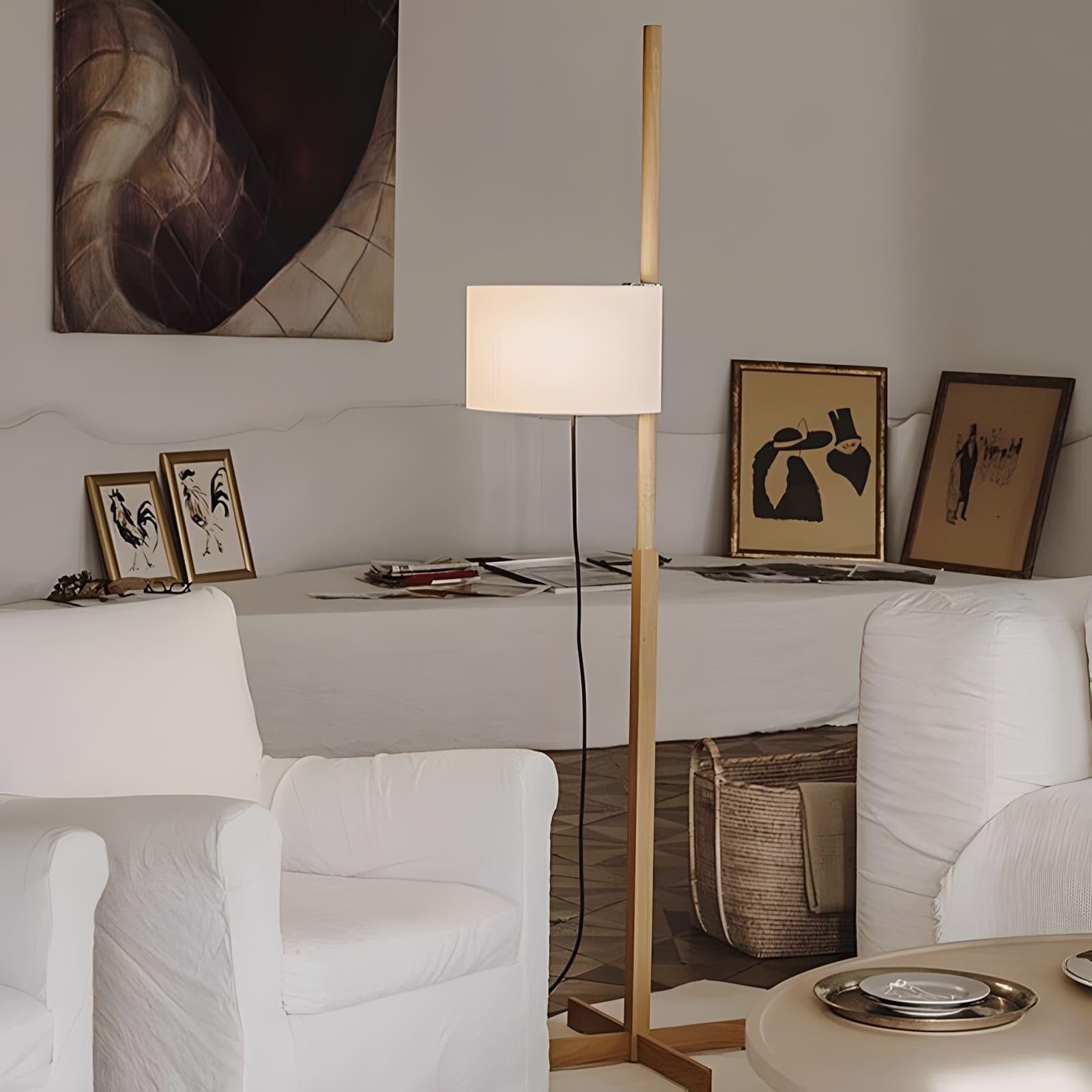 Wood Tmm Floor Lamp