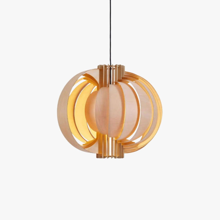 Wooden Lantern Pendant Lamp – Modern Wood Light for Cozy Spaces | Vinlighting | Vinlighting