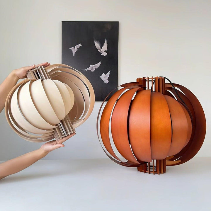 Wooden Lantern Pendant Lamp – Modern Wood Light for Cozy Spaces | Vinlighting | Vinlighting