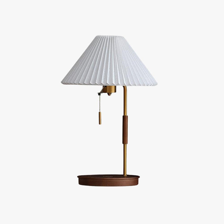 Wooden Retro Table Lamp – Walnut & White | Vinlighting | Vinlighting | Vinlighting