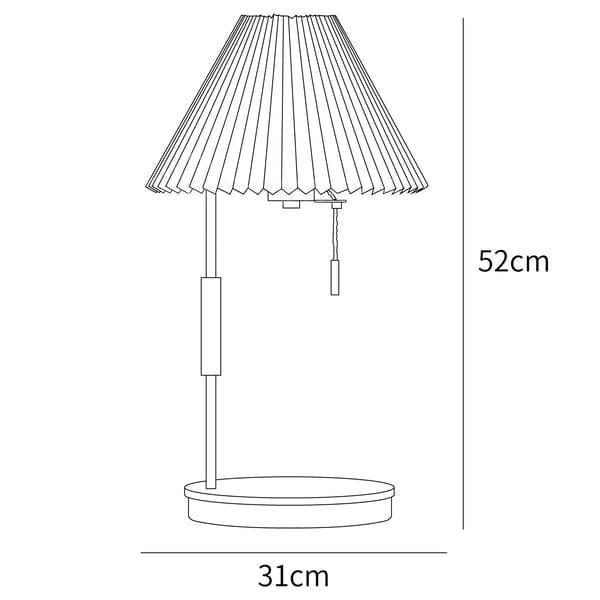 Wooden Retro Table Lamp – Walnut & White | Vinlighting | Vinlighting | Vinlighting