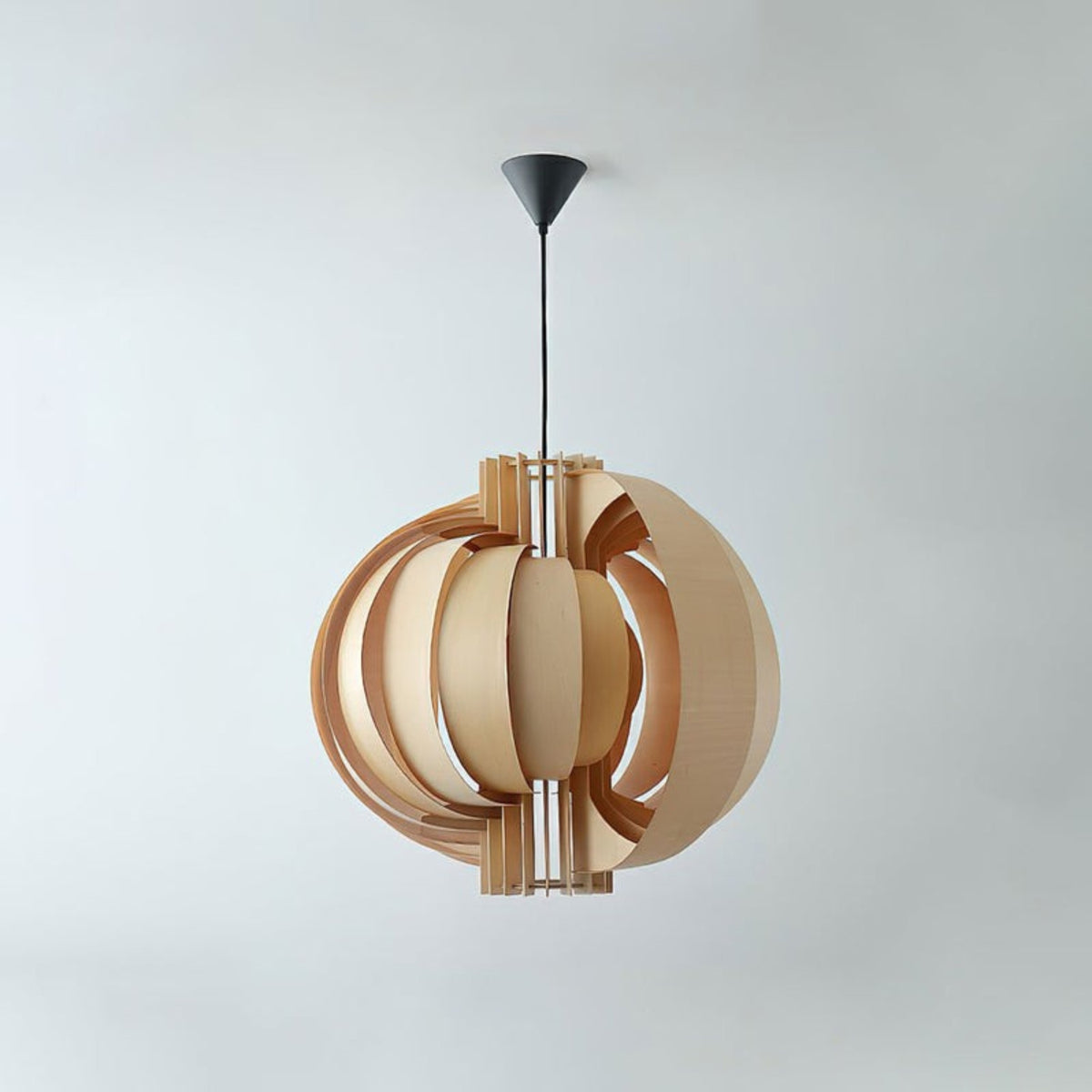 Wooden Lantern Pendant Lamp