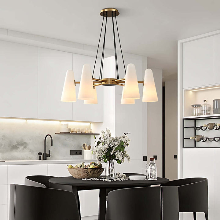 Xarvilo Chandelier – Postmodern Style Luxury Brass Chandelier