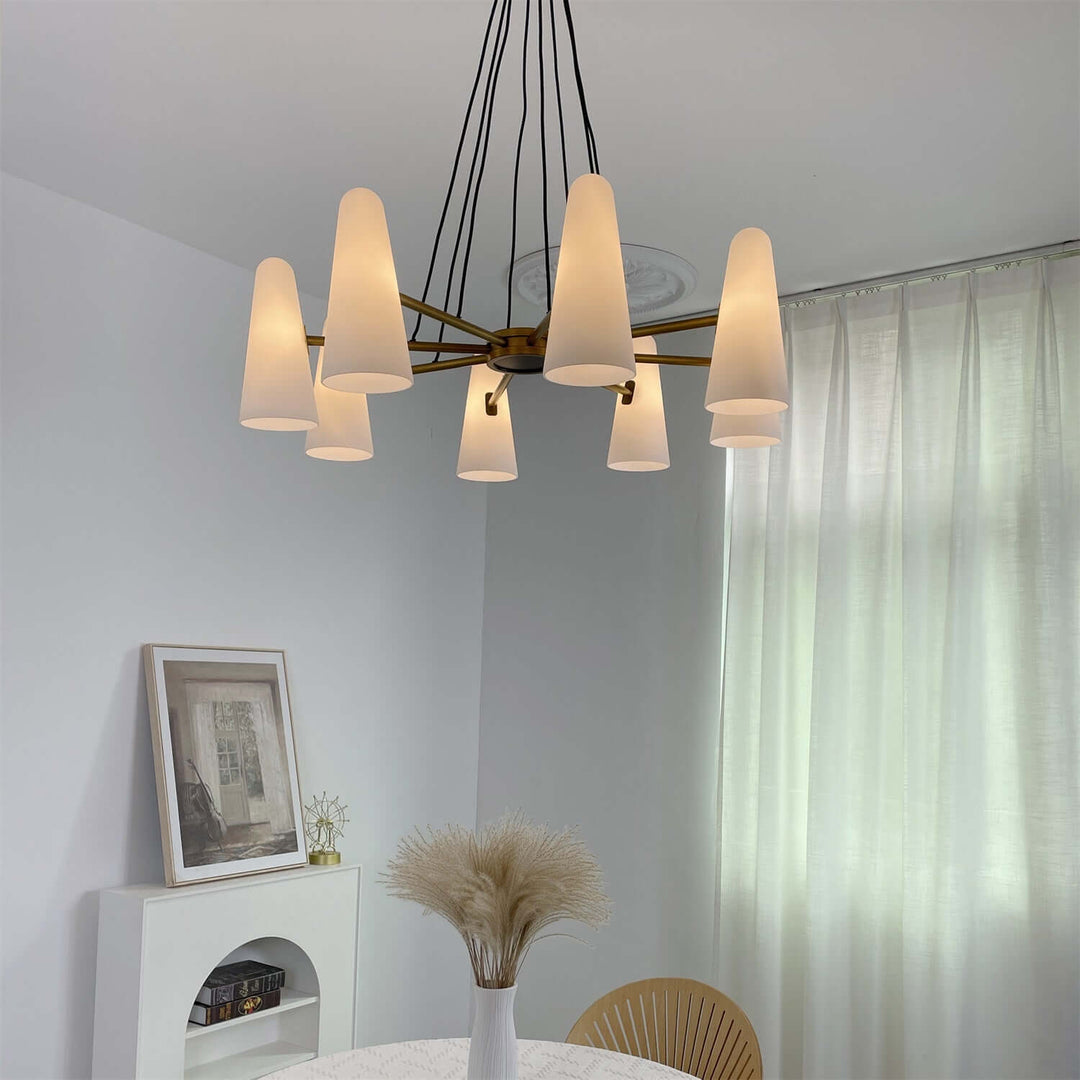 Xarvilo Chandelier – Postmodern Style Luxury Brass Chandelier