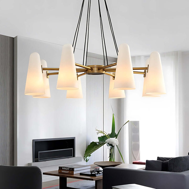Xarvilo Chandelier – Postmodern Style Luxury Brass Chandelier