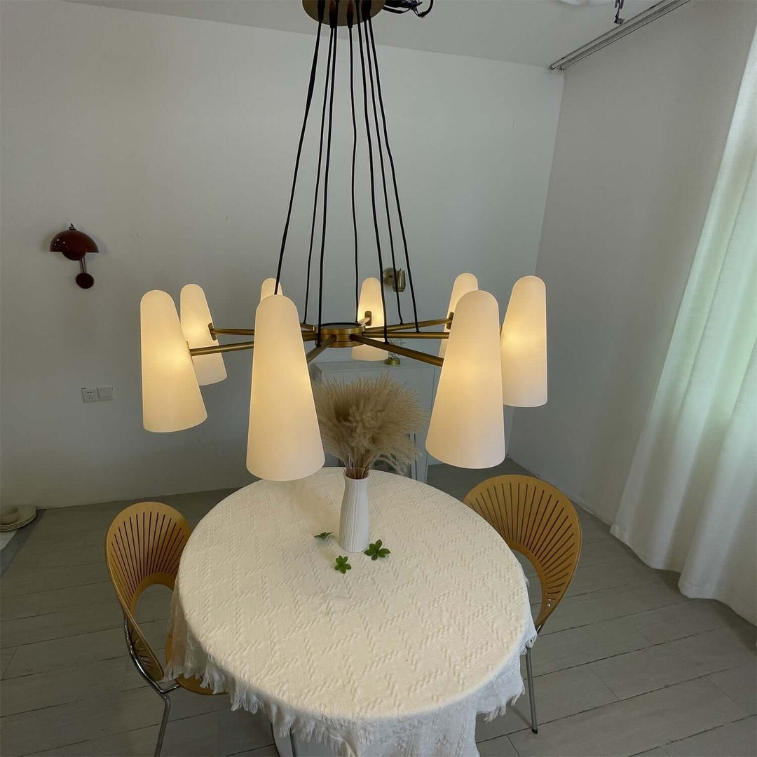 Xarvilo Chandelier – Postmodern Style Luxury Brass Chandelier