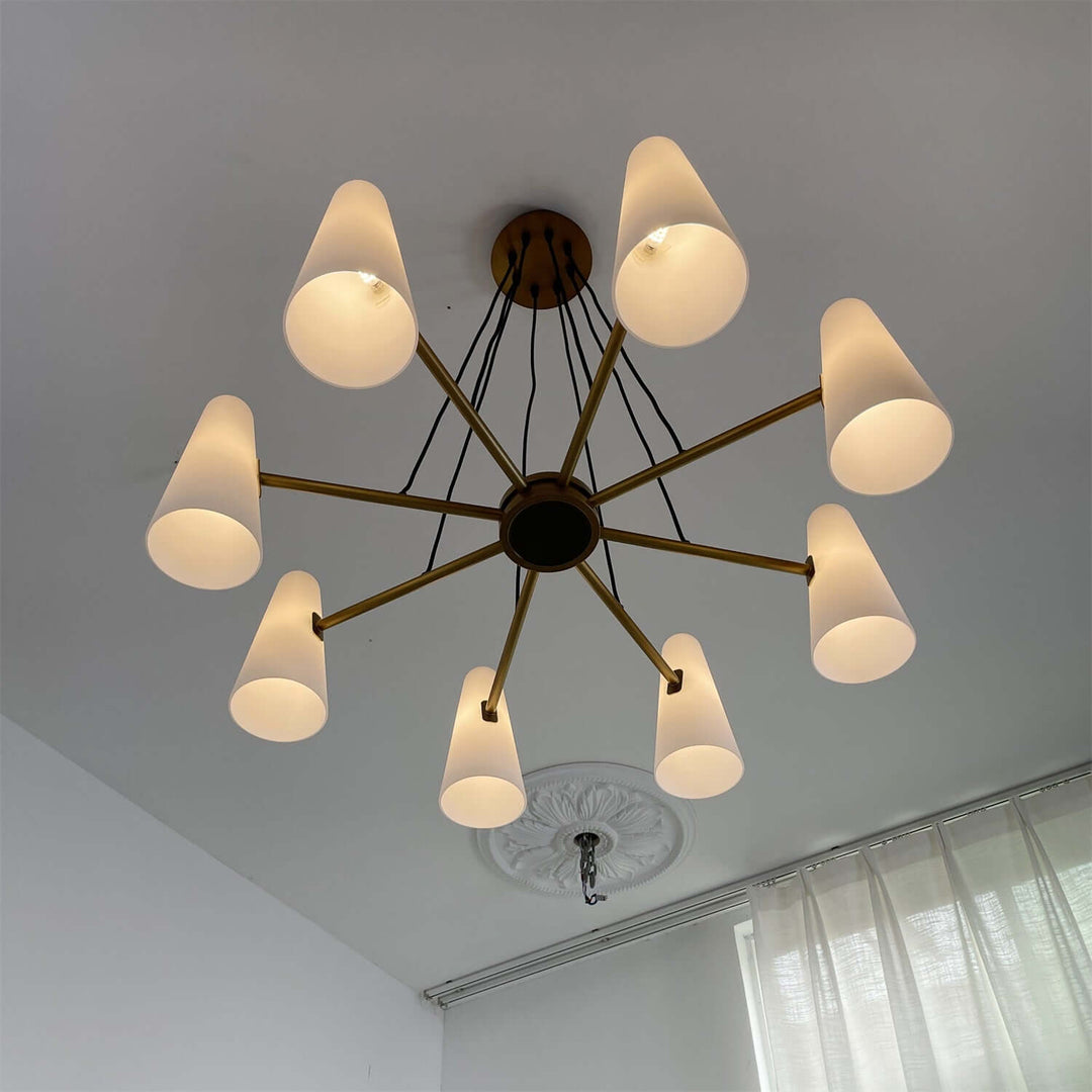 Xarvilo Chandelier – Postmodern Style Luxury Brass Chandelier