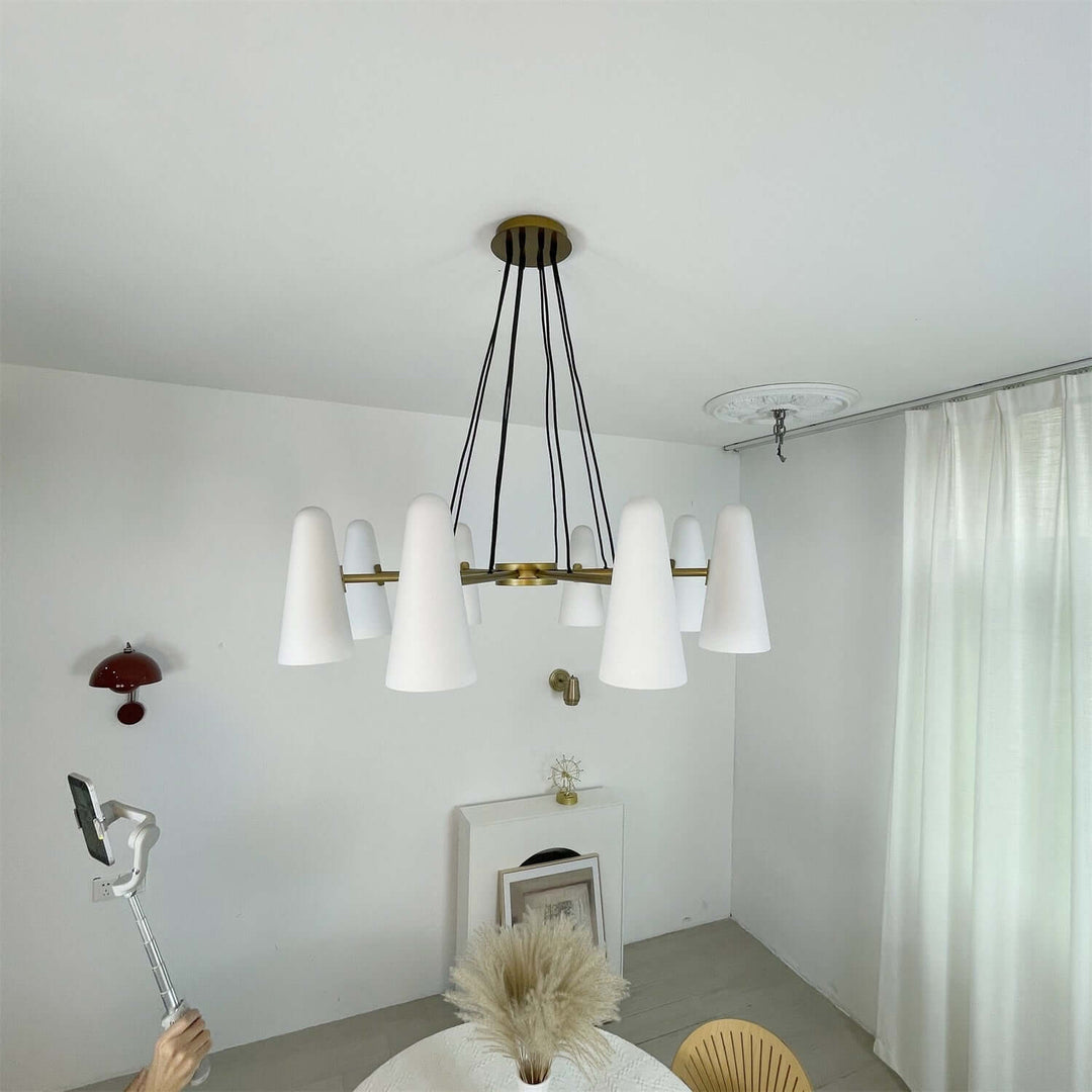 Xarvilo Chandelier – Postmodern Style Luxury Brass Chandelier