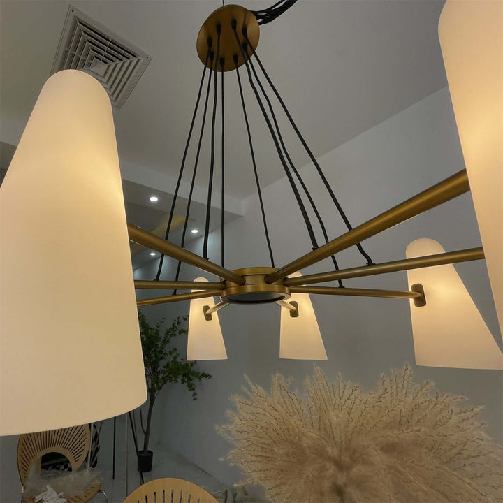 Xarvilo Chandelier – Postmodern Style Luxury Brass Chandelier