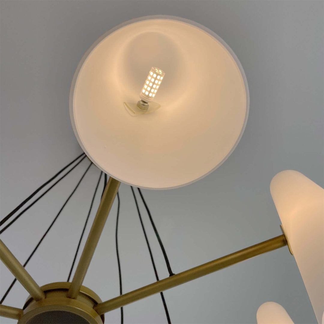 Xarvilo Chandelier – Postmodern Style Luxury Brass Chandelier