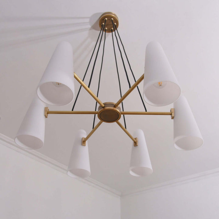 Xarvilo Chandelier – Postmodern Style Luxury Brass Chandelier