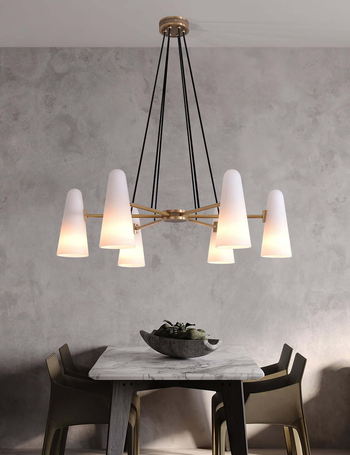 Xarvilo Chandelier – Postmodern Style Luxury Brass Chandelier